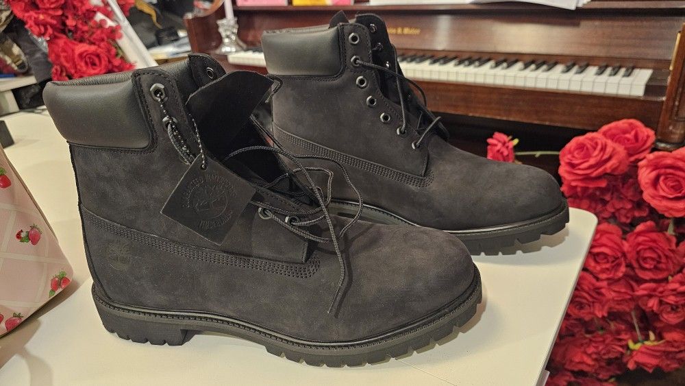 ๐ฅ Mens Black Timberland Boots Size 11,10 in black 13 in brown,