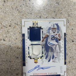 Jonathan Taylor Signature Patch 7/15