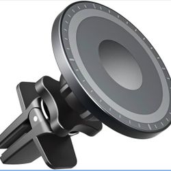 Magsafe Car Mount, Magnetic Car Phone Holder 【20 Strong Magnets】 with Clip 【360°】 Rotation Air Vent Cell Phone Mount Fit for Magsafe iPhone 16 15 14 1