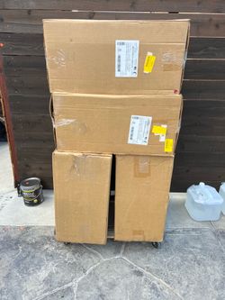 4 cases HEPA AIR filters each box containing 4 filters asking  $ 200 for box the 4 pieces