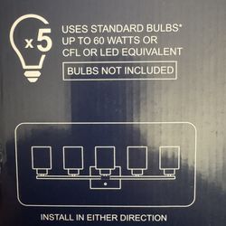 BRAND NEW! 5 Light Fixture