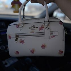 Rowan Satchel Bag With Pop Floral Print