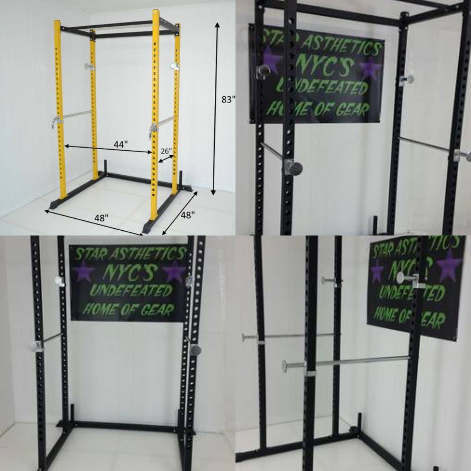 NEW 7FT POWER RACK SQUAT CAGE