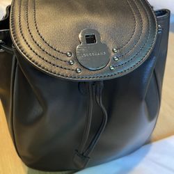 longchamp leather backpack