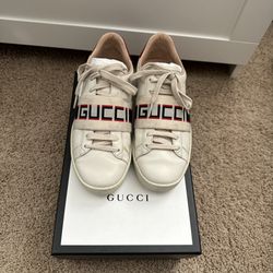 Gucci Ace “Stripe Ivory” Shoes 