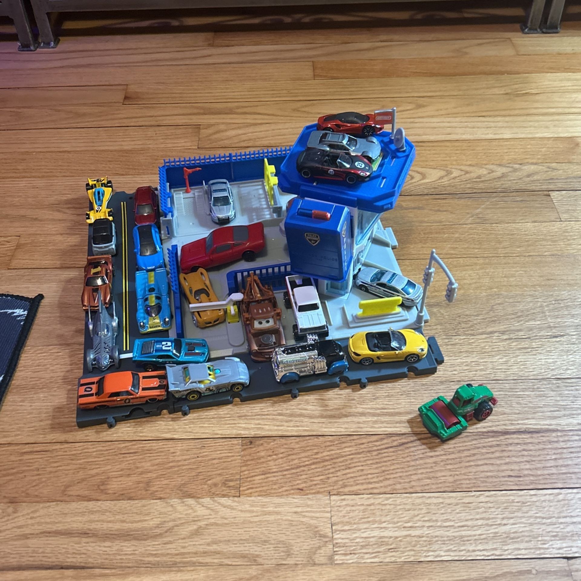 Just Some Hot Wheels And A Hot Wheel Police Station