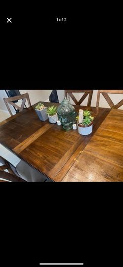 Dining Table + 6 Chairs //extendable