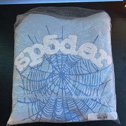 Sky Blue Sp5der Hoodie 1/1