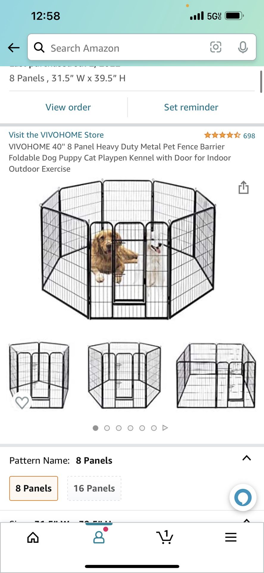 Dog Kennel And Playpen 