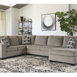 A Beautiful Grey Couch 