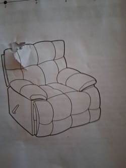 Deluxe swivel reclining chair