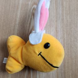 Vintage Goldfish Easter Bunny Stuffed Plush