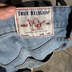 True Religion Light Wash Blue Jeans Size 26