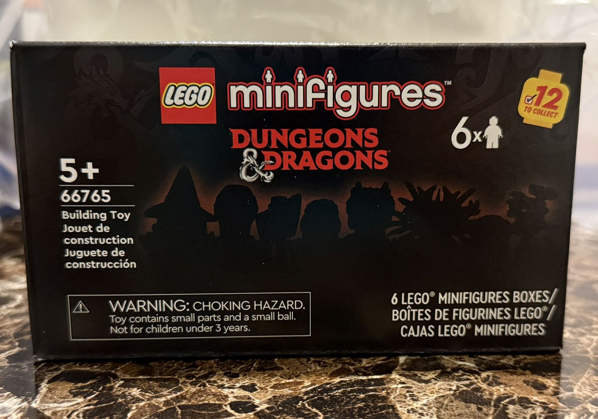 LEGO 66765 Minifigure Series Dungeons & Dragons Box of 6 Random Packs RETIRED