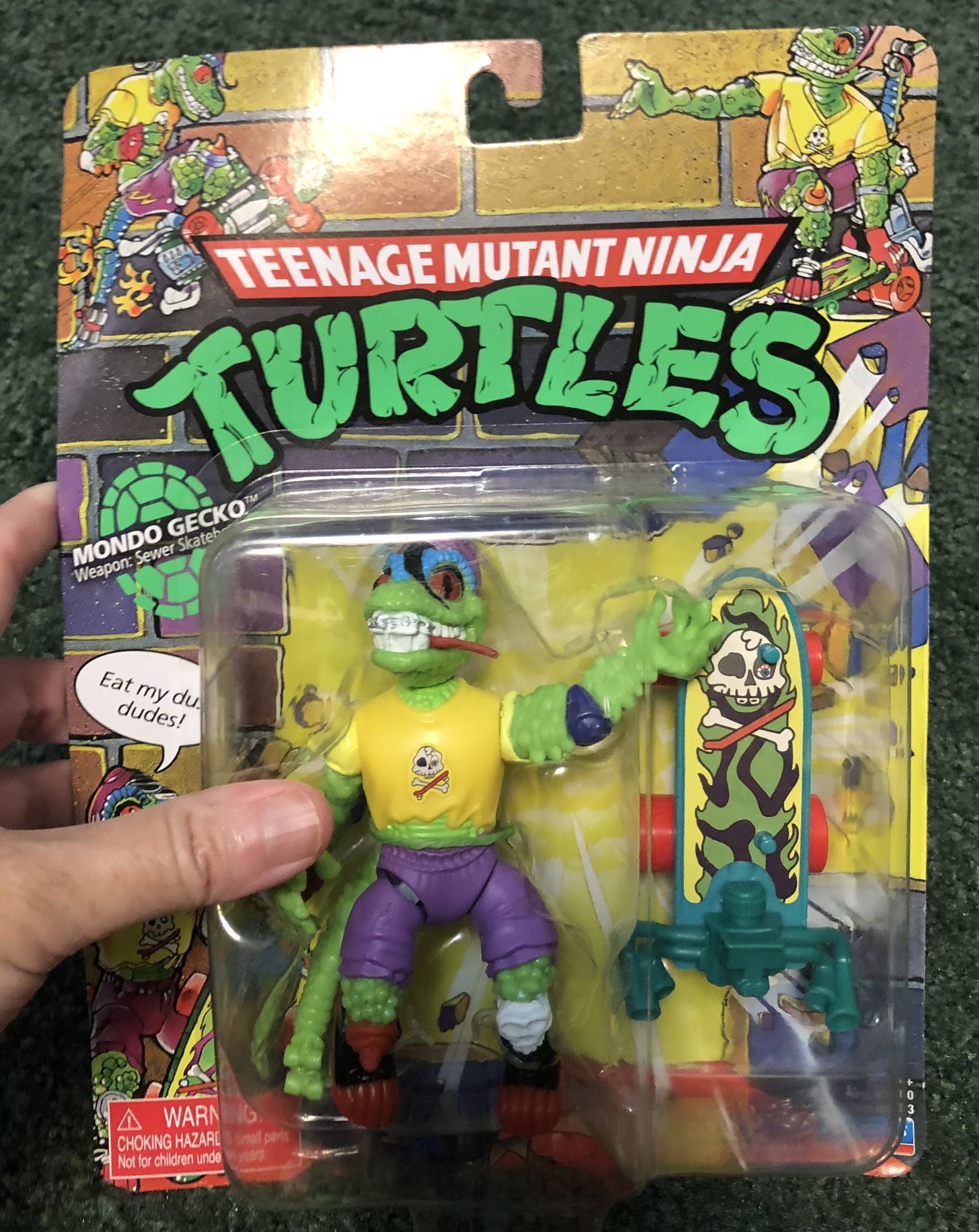 TEENAGE MUTANT NINJA TURTLES MONDO GECKO FIGURE NEW