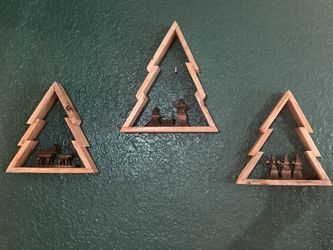 Wooden Christmas Trees