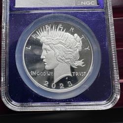 2023 S Peace Dollar NCG PF 70 Ultra Cameo