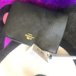 Black Coach Wallet 
