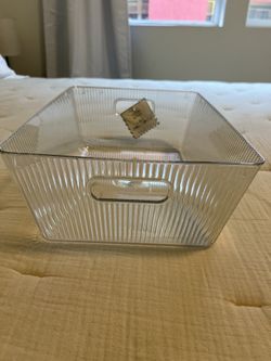 Clear Storage Bin