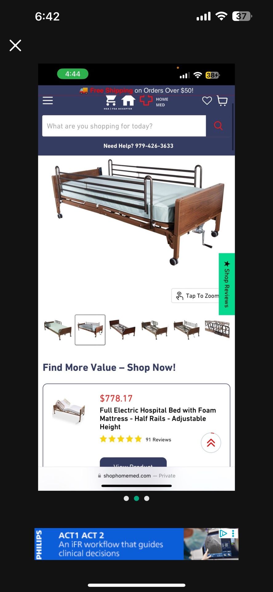 Fully Electric DRIVE MEDICAL BED Like NEW