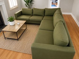 Green Modular Sectional Sofa – Delivery Available
