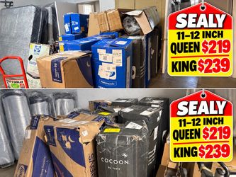 Sealy 11-12 Inch Queen or King Mattress