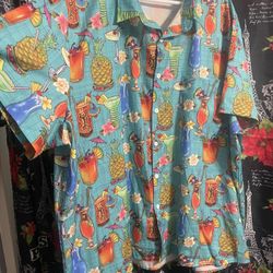 Men Hawaiian Shirt Plus 