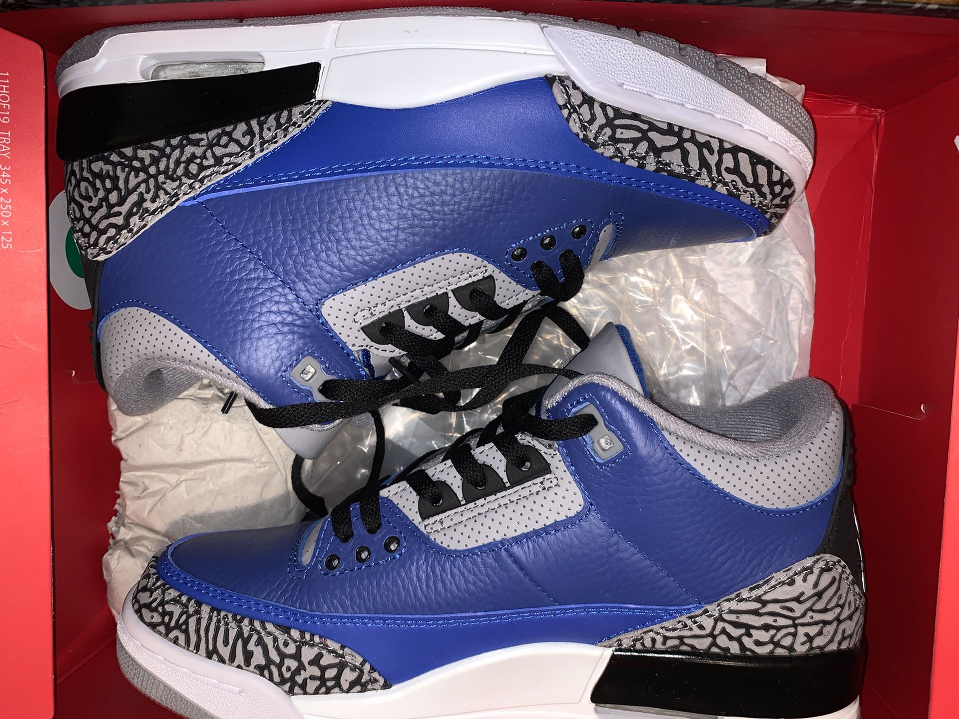 Jordan Retro 3's Size