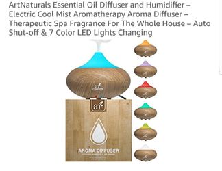 "Relaxing With the quite sounds,smells and led changing lights Humidifier "
