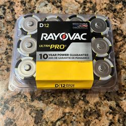 New 12 Batteries Size D