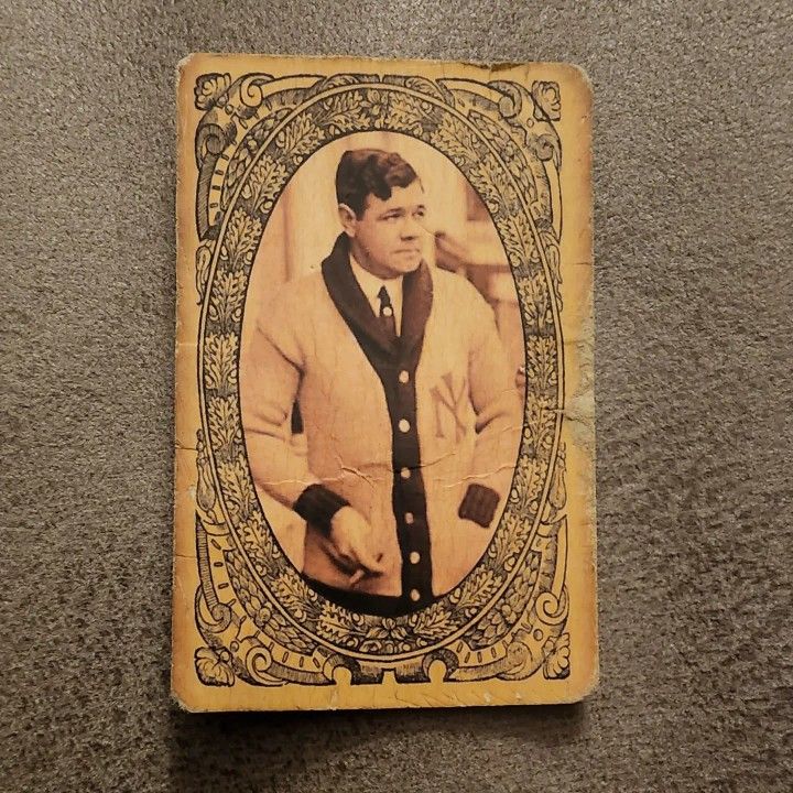 Babe Ruth Fatima Cigarettes Baseball Card