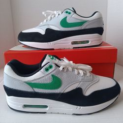 Size 11 Nike Air Max 1 White Stadium Green Men's Casual Sneakers