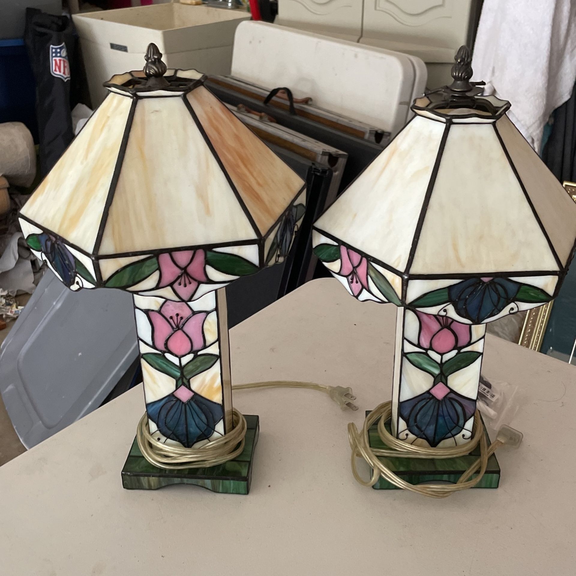 2old Lead Glass Lamps