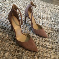 Suede Light Mauve Michael Kors Heels
