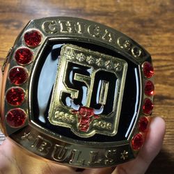 Bulls 50th Anniversary Giant Metal Ring