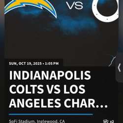 Chargers Vs Colts Game Today 
