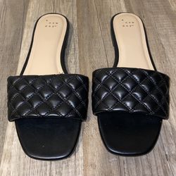 Black Sandals Size 8.5