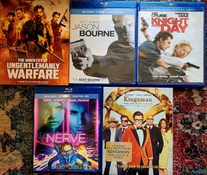 Lot of 5 Blu-ray movies