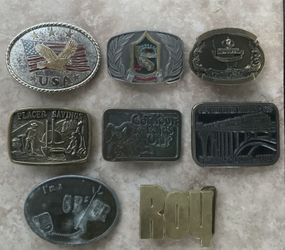 Vintage Brass Belt Buckles W