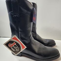 Justin Boots, L3703, Black, 6 1/2 B