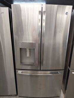 French door fridge and gas stove