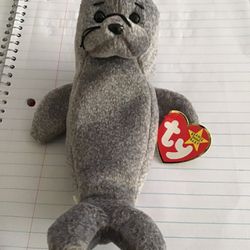 1999 Ty Beanie Baby Slippery The Seal w/ Tags. 