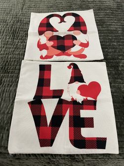 Christmas Pillow Cases 17”X17”