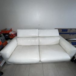 Queen Leather Sofa Bed 