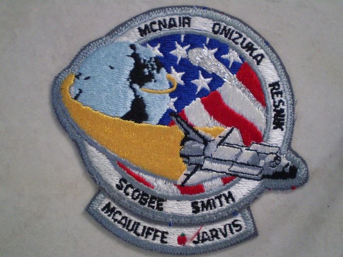 1986 Challenger Space Crew Shuttle Four Inch Patch