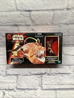 Hasbro Star Wars Episode 1 Qui Gon Jinn On Eopie Action Figure