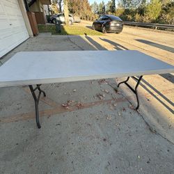 Two 6-Foot Plastic Folding Table