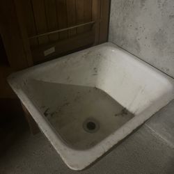 Vintage Cast Iron Sink
