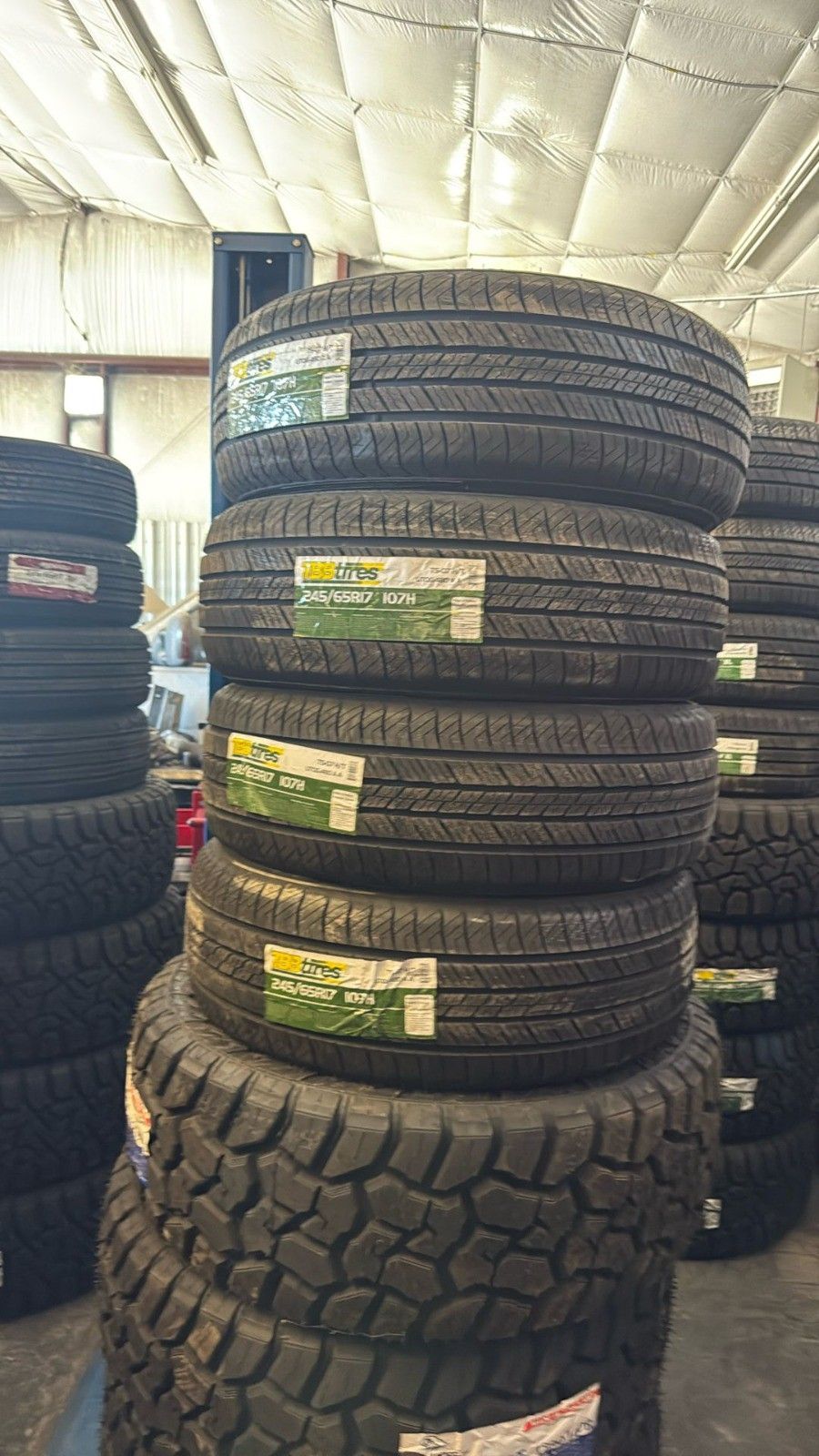 245/65/17 TBB Tires Installed And Balanced/ Instaladas Y Balanceadas