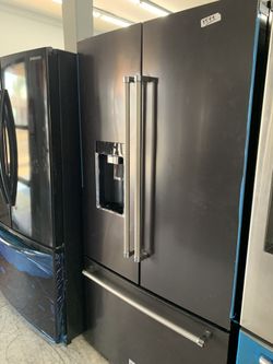Kitchen aid French door dark stainless
